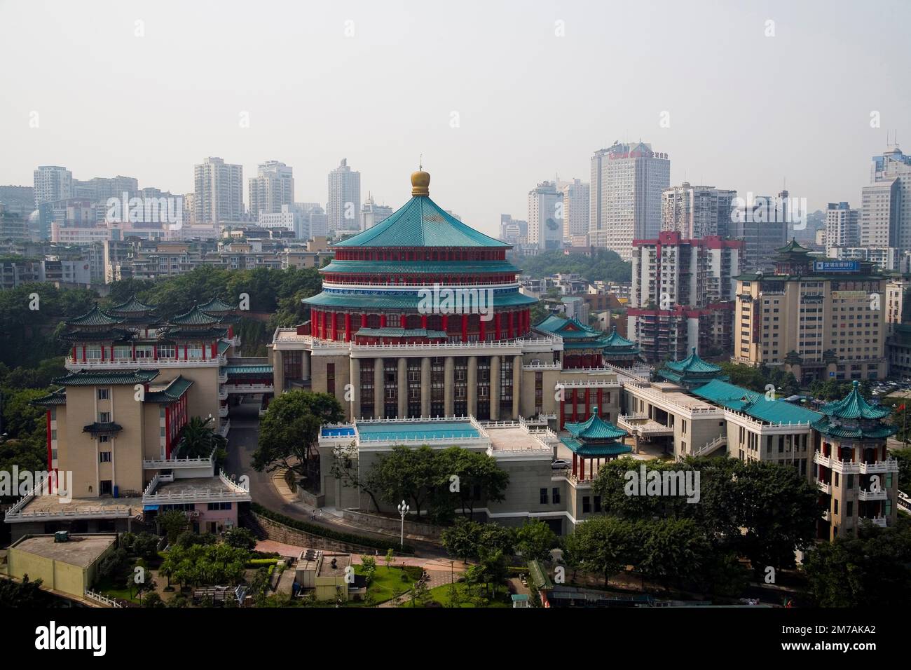 Chongqing People's Hall Stock Photo - Alamy