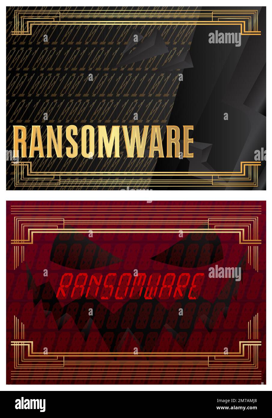 Luxury deluxe Ransomware Background vector illustration. Abstract Luxury deluxe Ransomware Background vector illustration. Abstract
