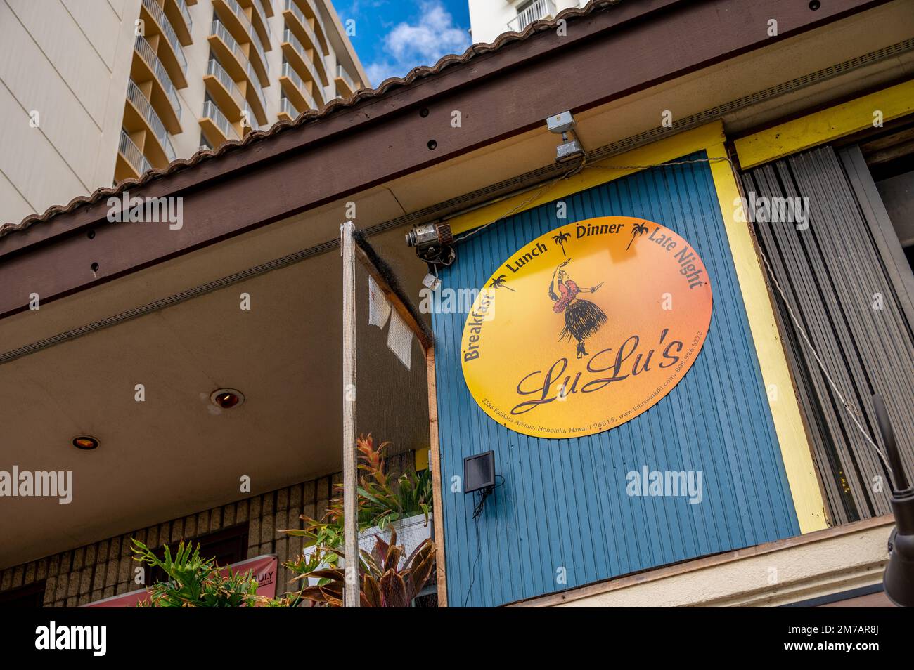 Honolulu, Hawaii December 31, 2022 Landmark Lu Lu's Restaurant in