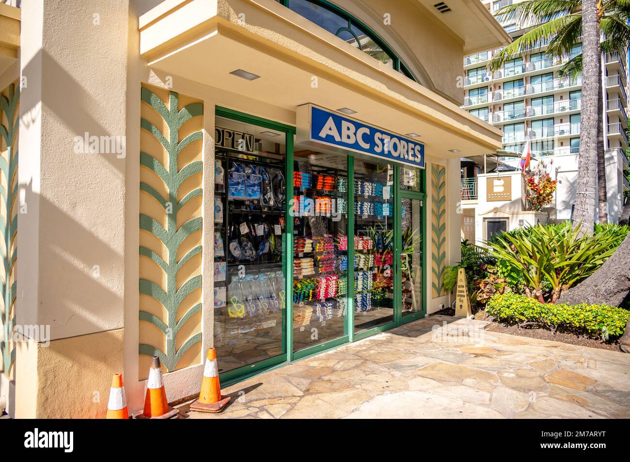 Honolulu, Hawaii January 1, 2023 An ABC Stores outlet in Waikiki