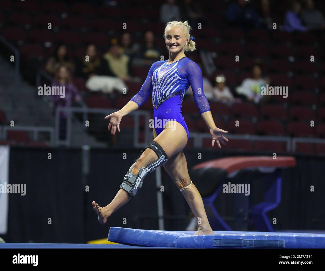 Las Vegas, NV, USA. 7th Jan, 2023. BYU's Rebekah Ripley performs her