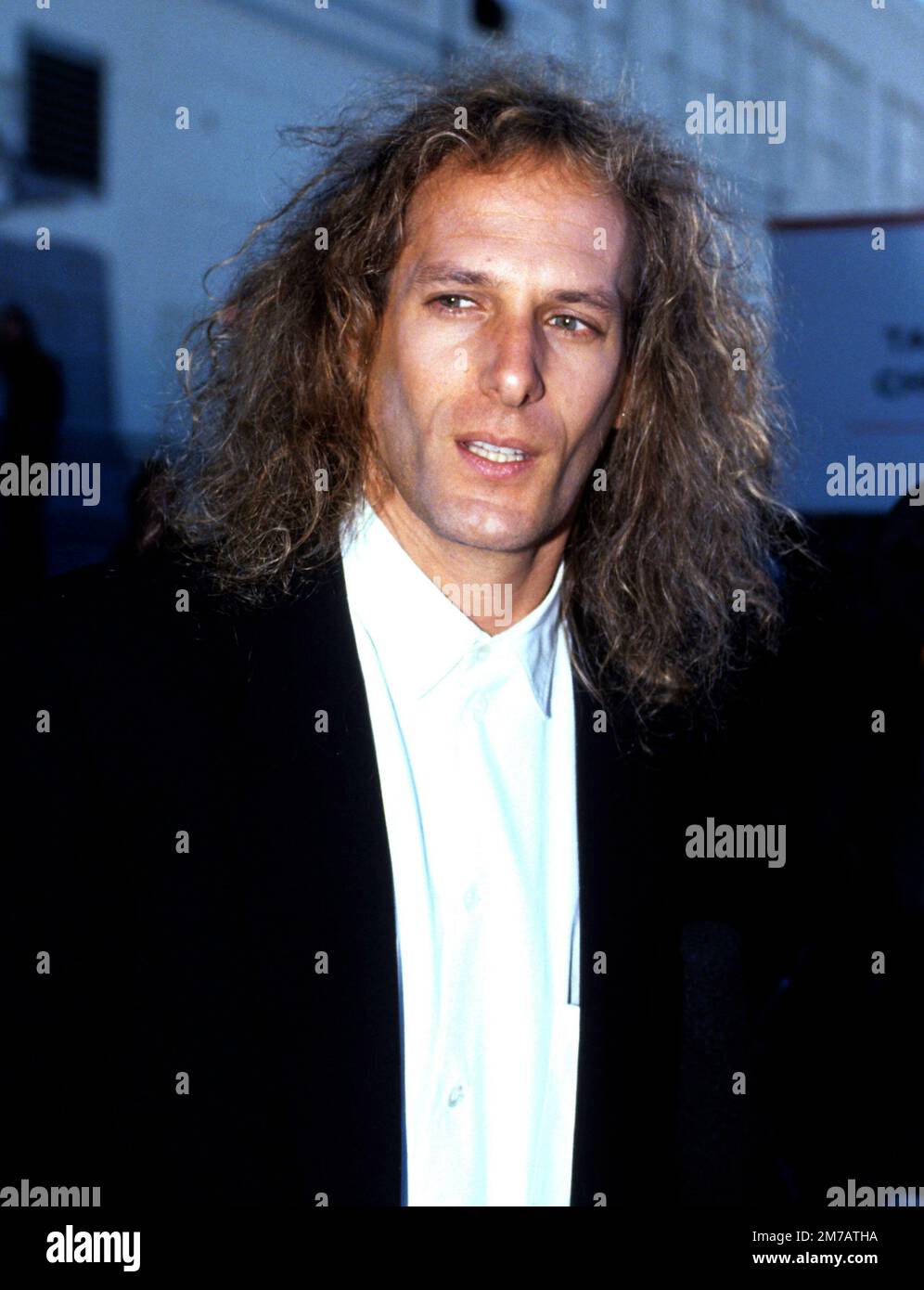 Michael Bolton arriving at the American Music Awards in 1990 Credit Ron Wolfson / MediaPunch