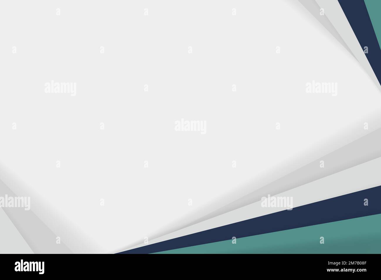 Simple white business background vector with green border Stock Vector Image & Art Alamy