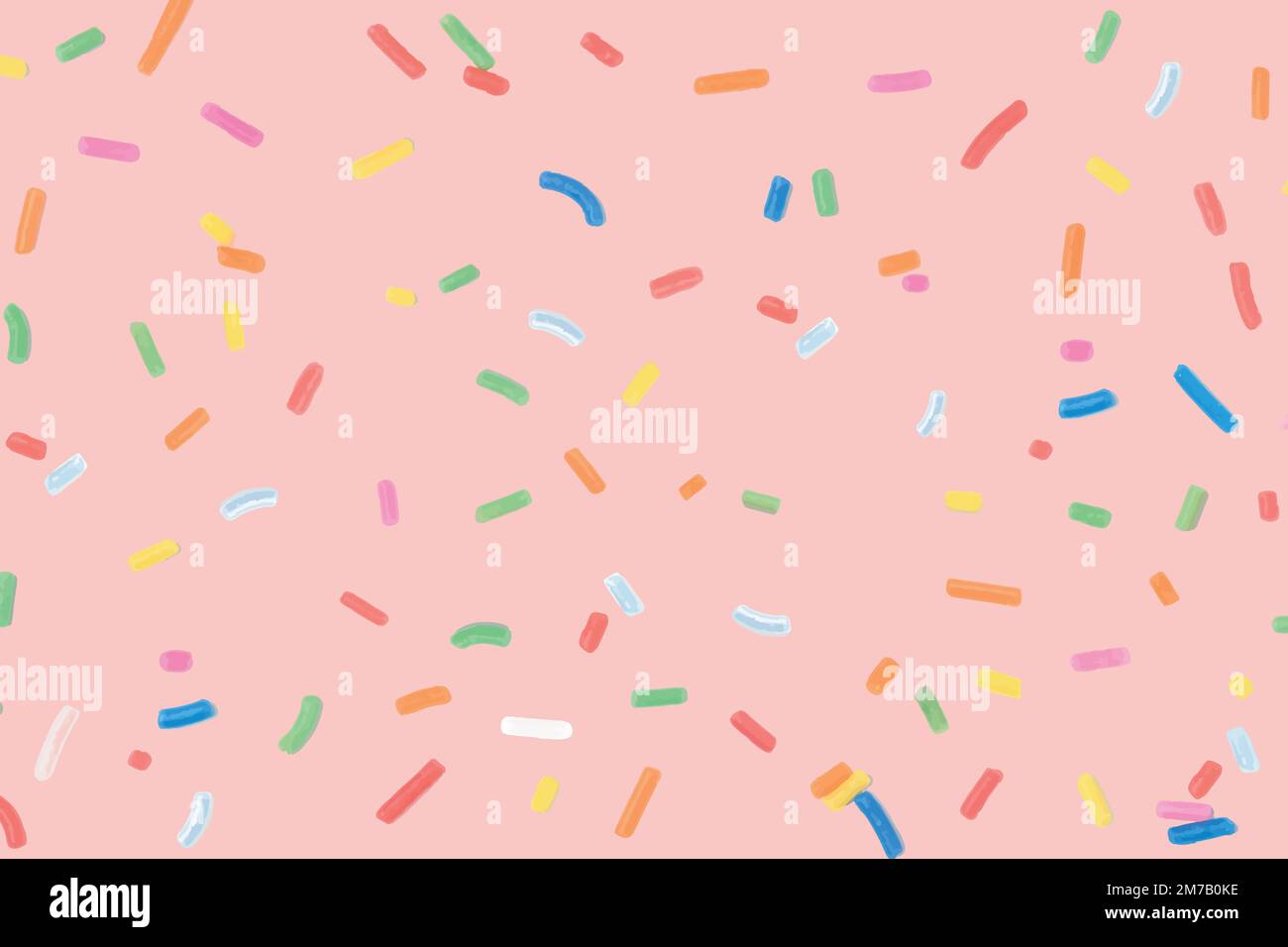 Confetti sprinkles background vector in pink Stock Vector Image & Art Alamy
