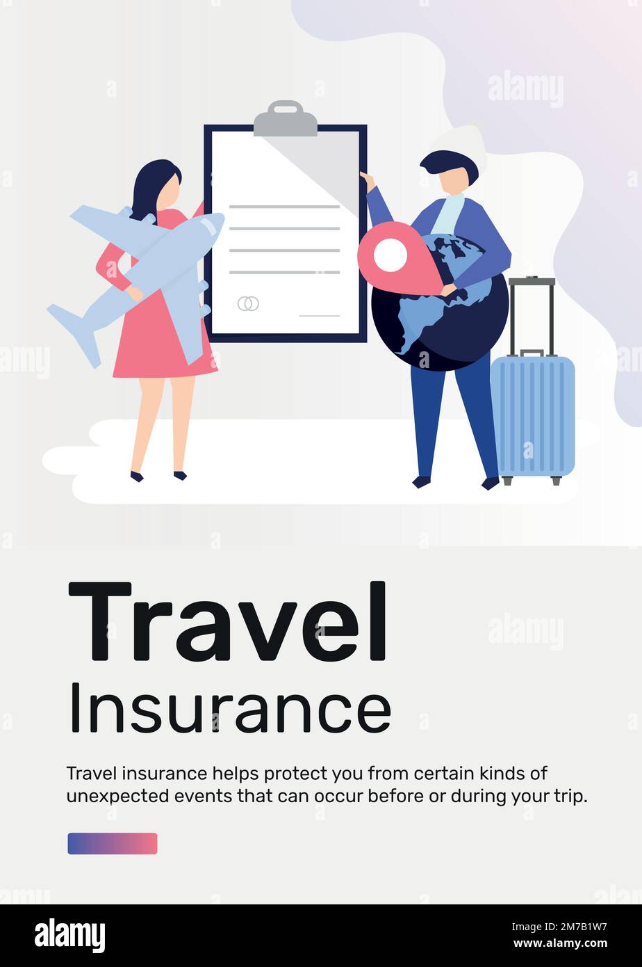 Travel insurance template vector for poster Stock Vector Image Art Travel insurance template vector for poster Stock Vector Image Art
