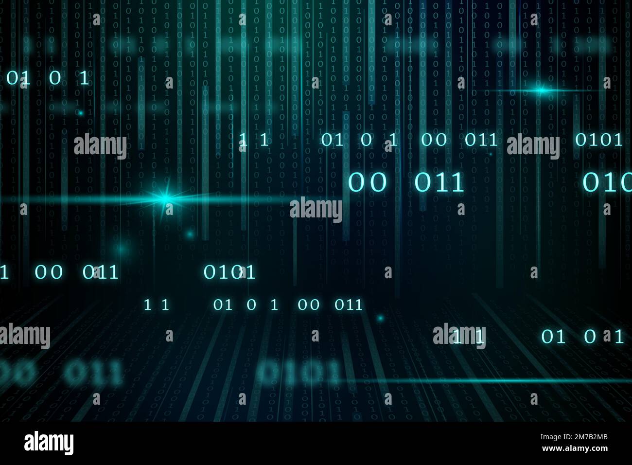 Stream of binary code design vector Stock Vector Image & Art - Alamy