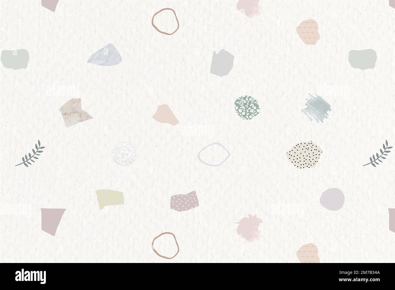 Ripped paper note seamless wallpaper design vector Stock Vector