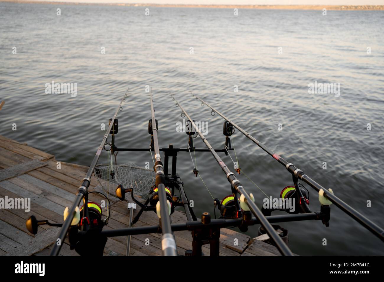 Fishing rod stand hi-res stock photography and images - Alamy