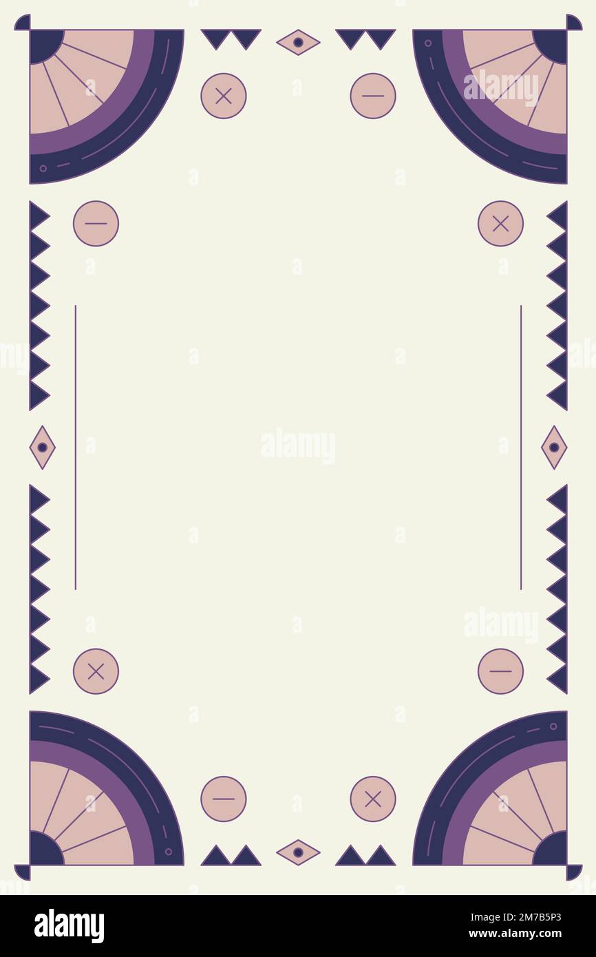 Patterned frame vector vectors hi-res stock photography and images - Alamy