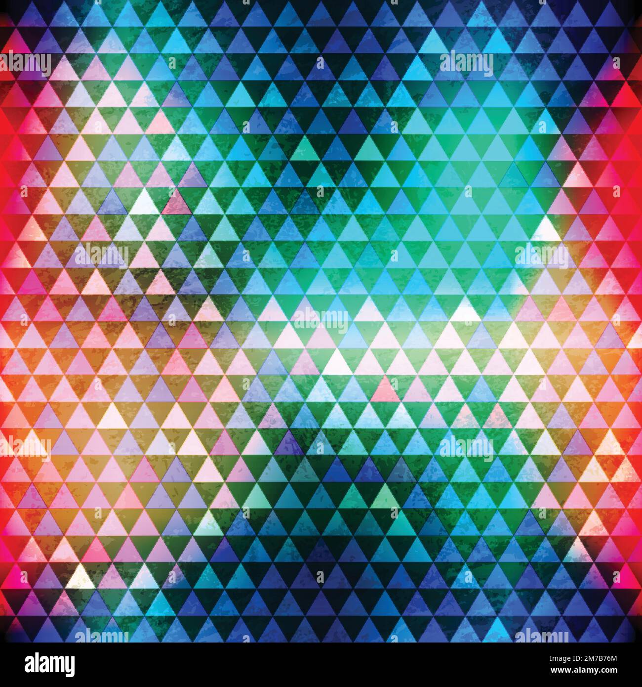 hipster triangle seamless pattern Stock Vector