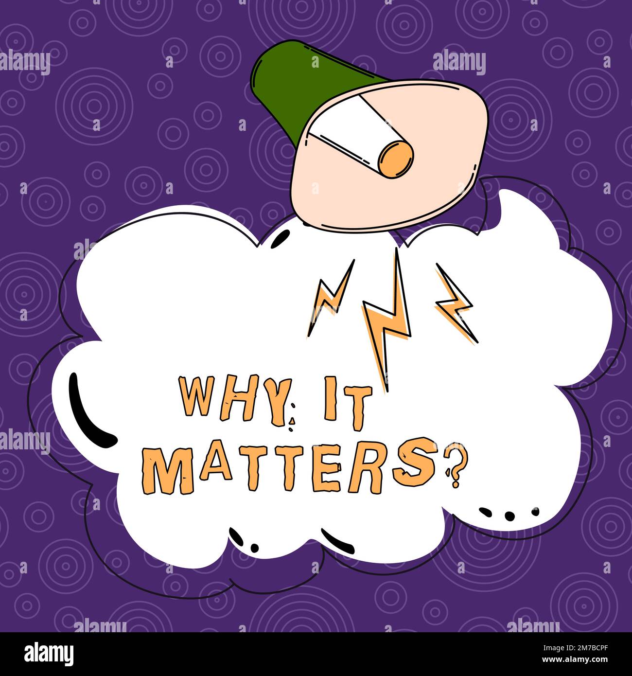 Hand writing sign why it matters word for important reasons to do