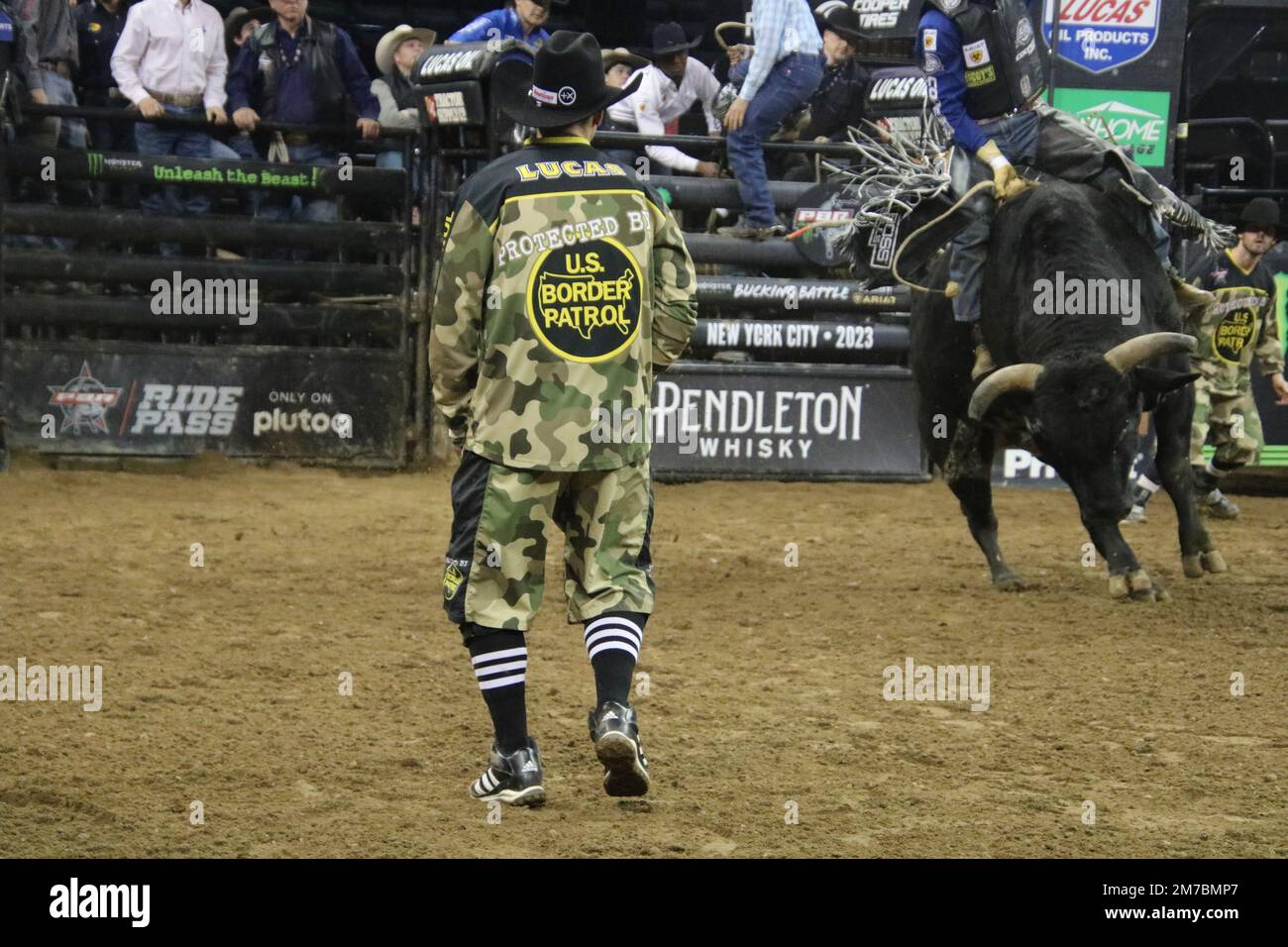 New York, USA. 08th Jan, 2023. The 2023 Professional Bull Riders