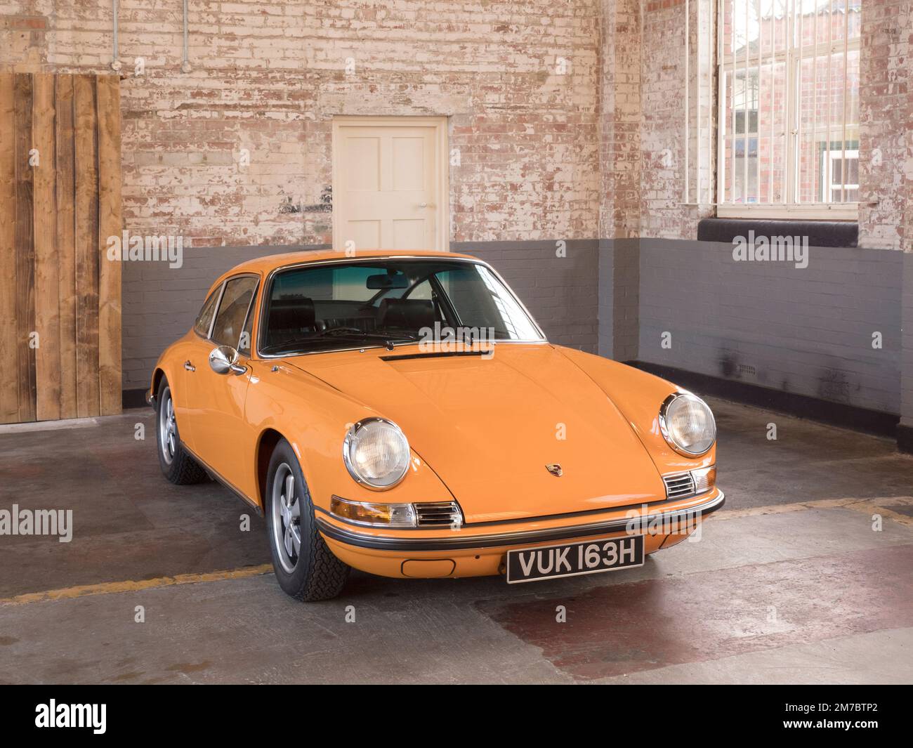 1969 Porsche 911S at the Bicester Winter Scramble at Bicester heritage centre Oxfordshire UK Stock Photo