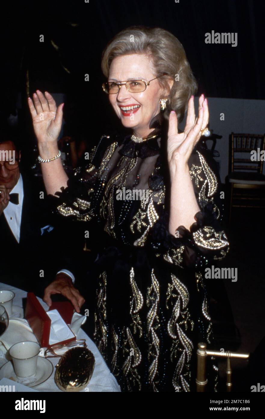 Donna Reed at Evening at Cartier's in 1984 Credit Ralph Dominguez