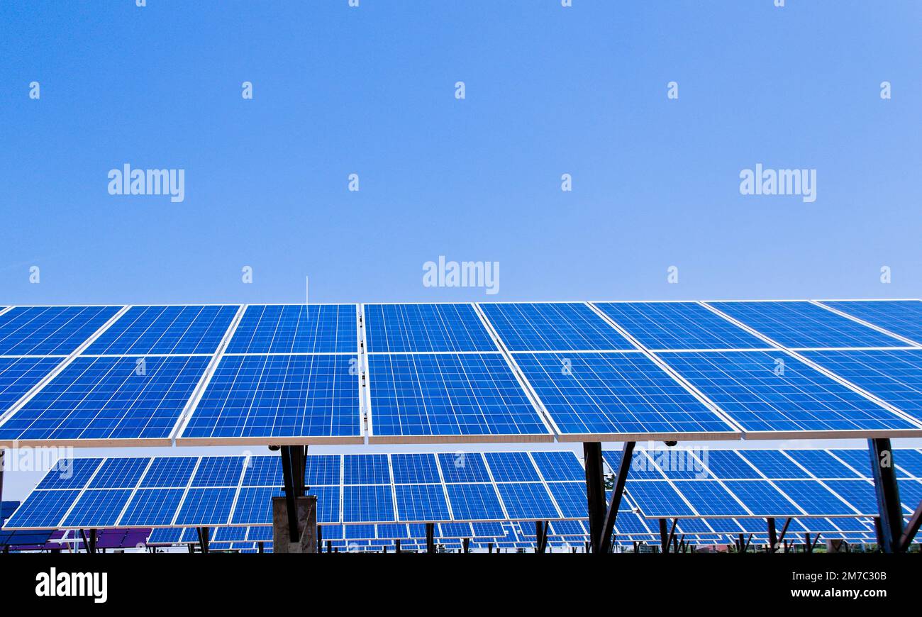 solar panels, Austria Stock Photo