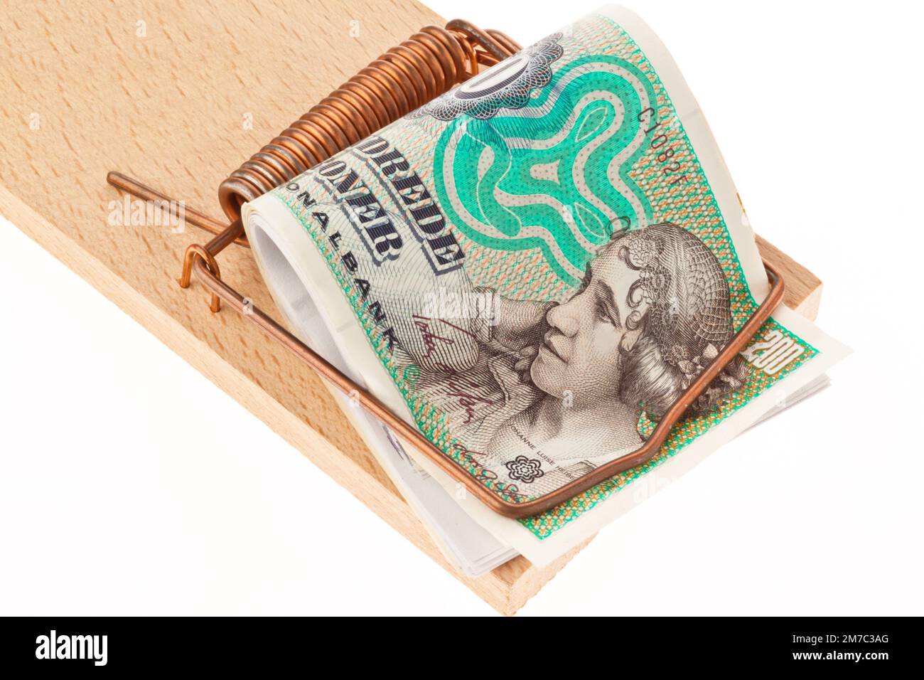 Danish crones in a mousetrap, dept trap, Denmark Stock Photo