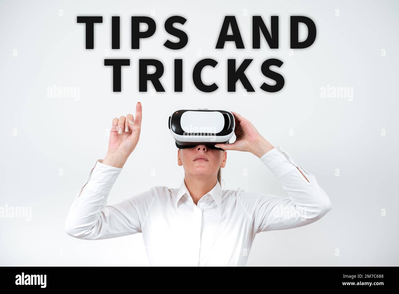 Inspiration showing sign Tips And Tricks. Business concept helpful ...