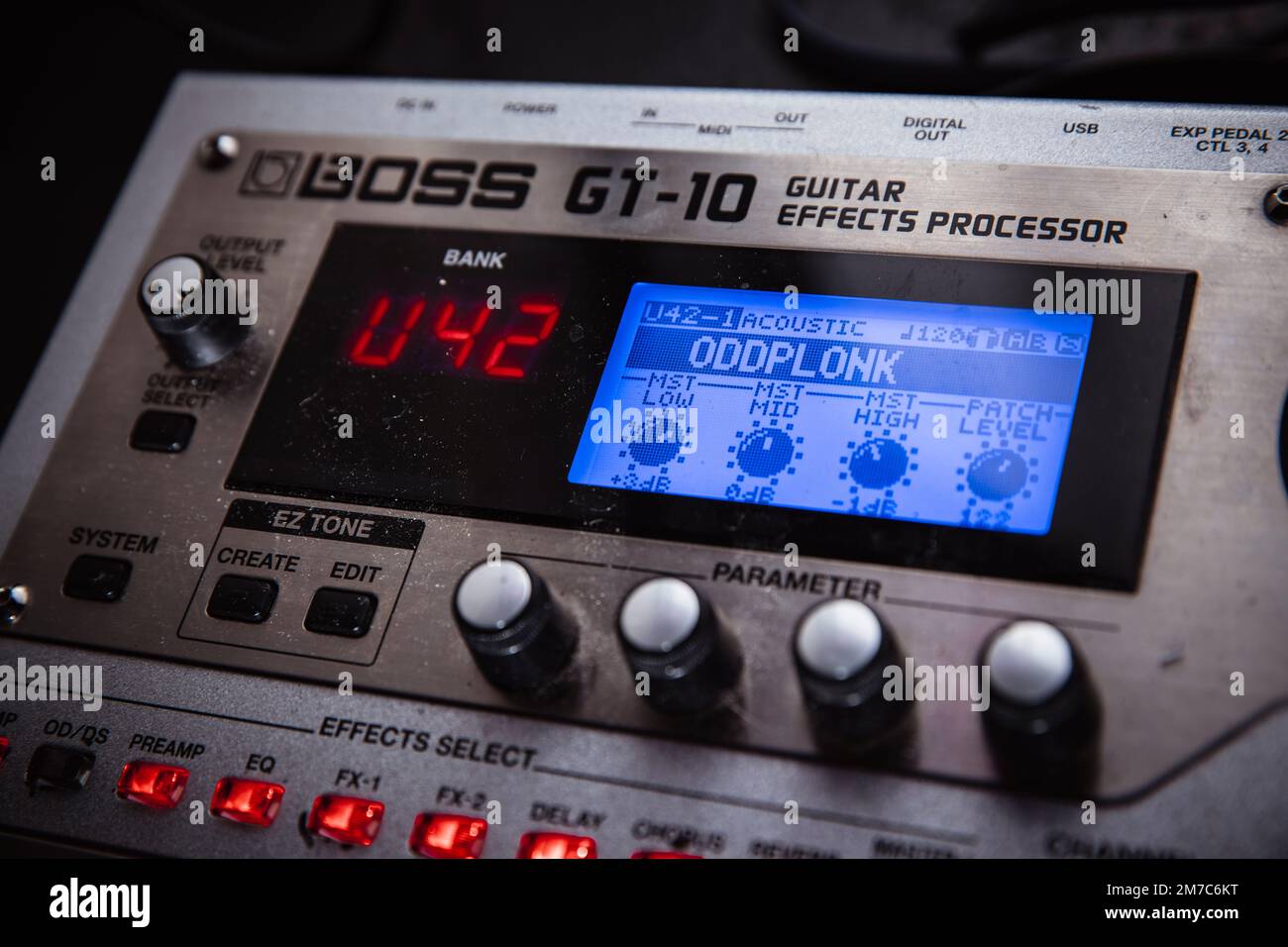 Boss gt 10 pedal hi-res stock photography and images - Alamy