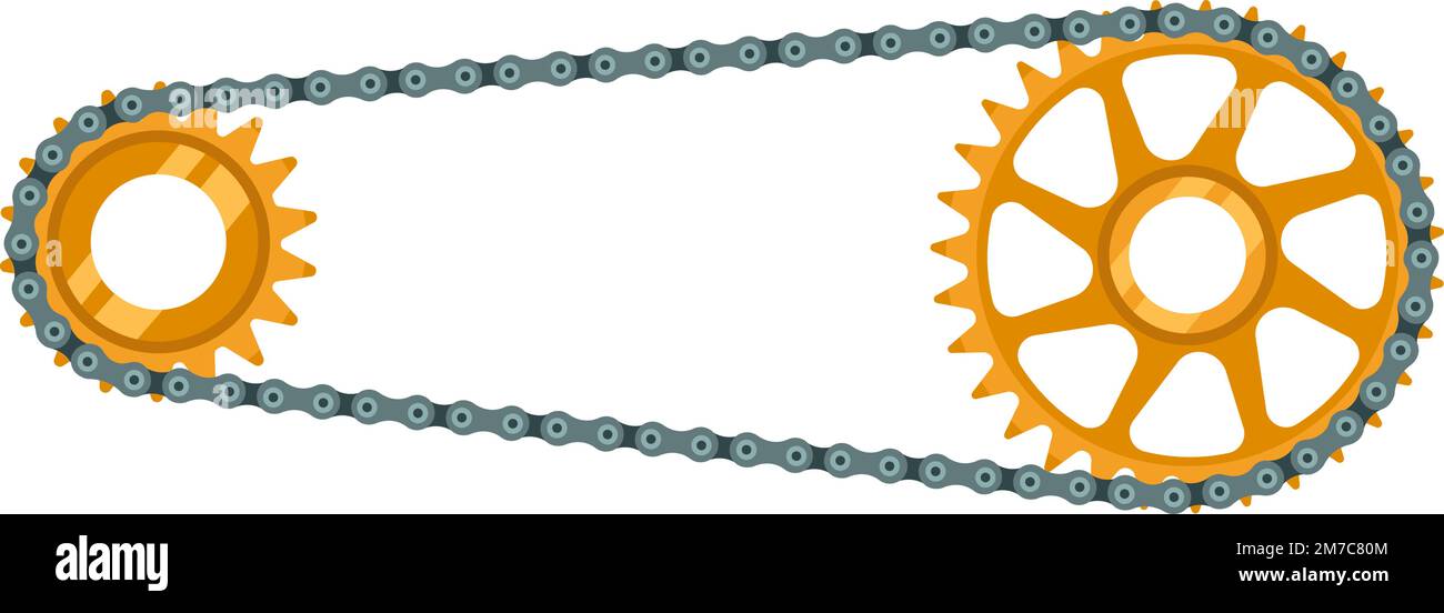 Drivetrain of bike Stock Vector Images Alamy