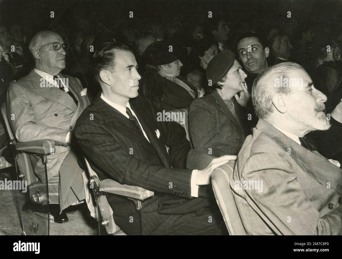American Leon Dayton, Head of Economic Cooperation Administration ECA in Rome, Italy 1950 Stock Photo