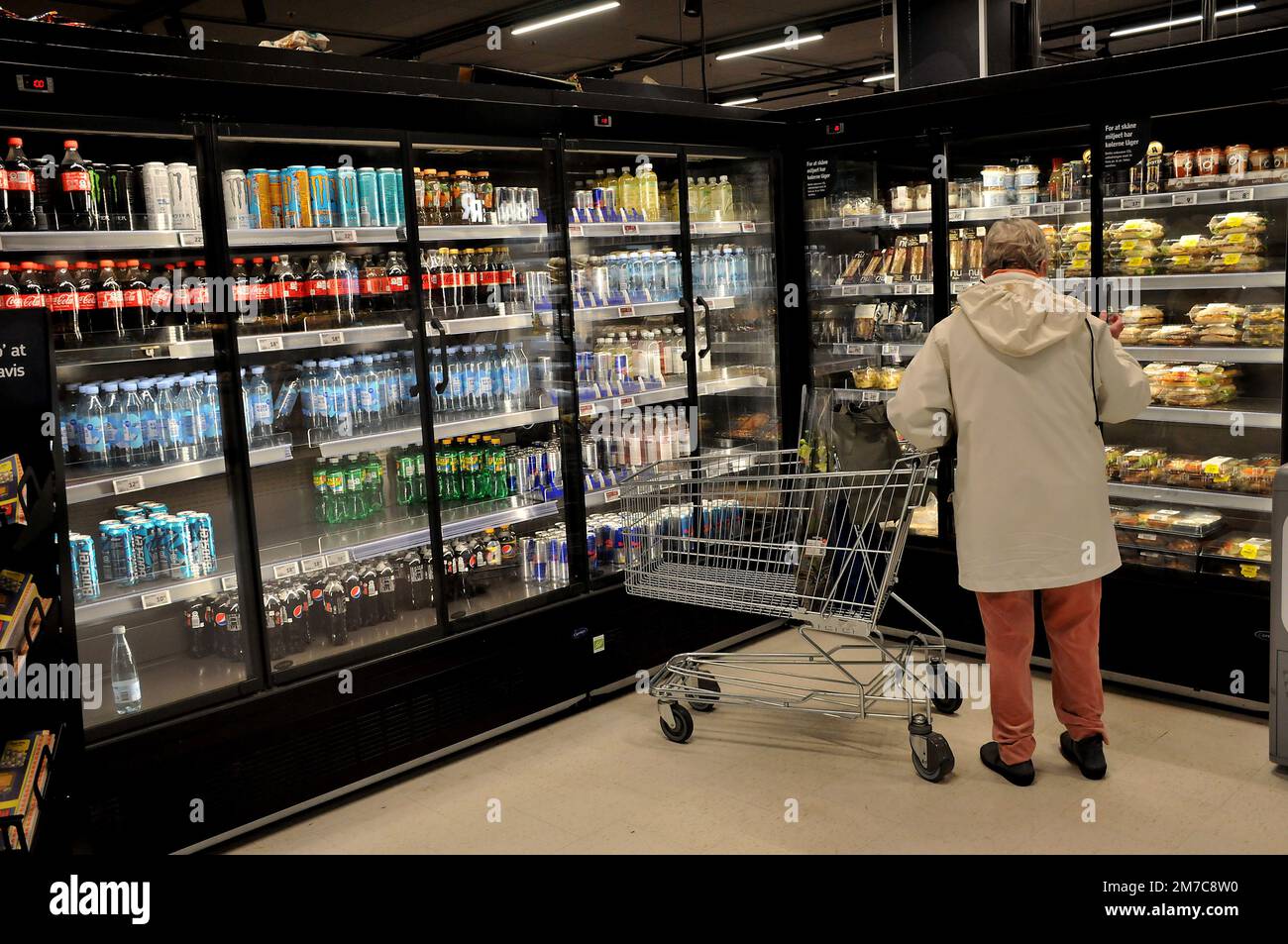 Copenhagen Denmark 09 January 2023 Inflations And High Food Price In copenhagen-denmark-09-january-2023-inflations-and-high-food-price-in