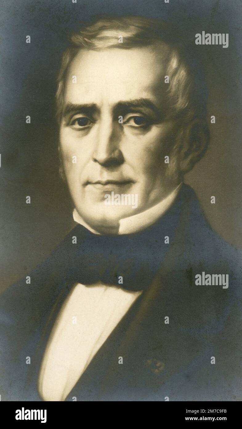 Portrait of French dramatist and librettist Eugene Scribe, 1800s Stock Photo