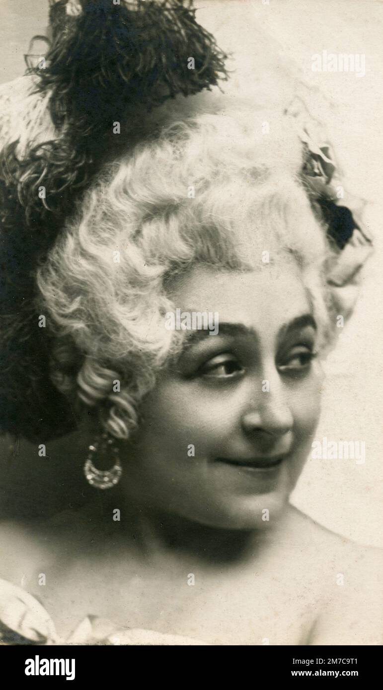 Portrait of Italian silent film actress Olga Vittoria Gentili, 1920s