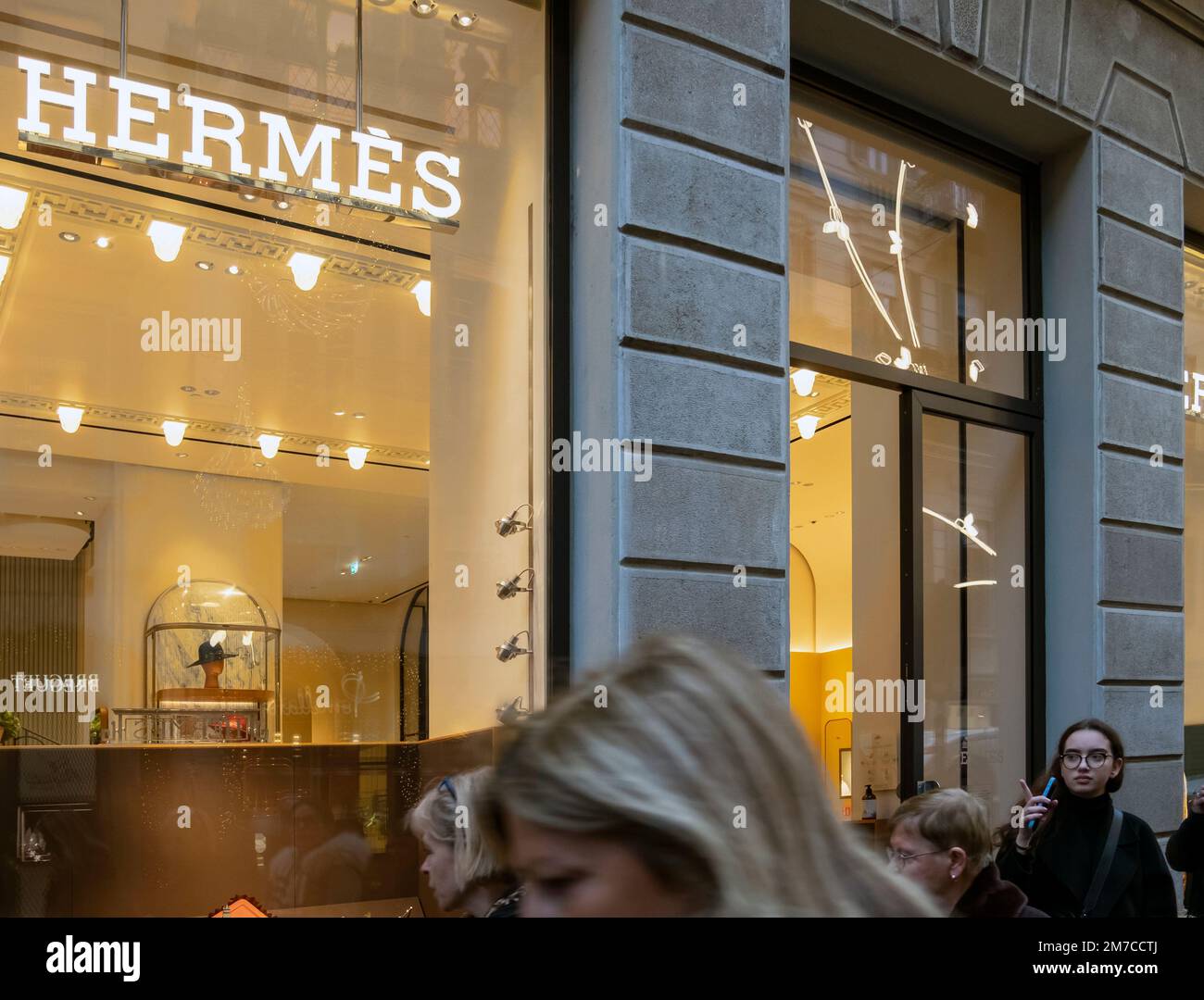 Hermes shop milan hi-res stock photography and images - Alamy