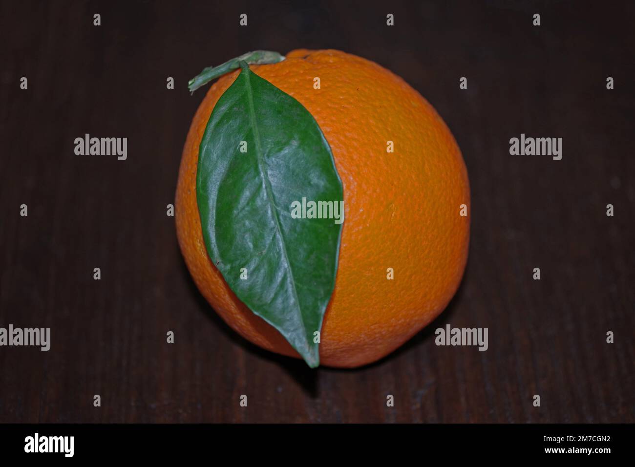 Orange fruit isolated on the table Stock Photo