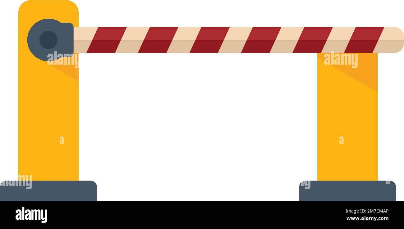 Automatic barrier crossing Stock Vector Images - Alamy