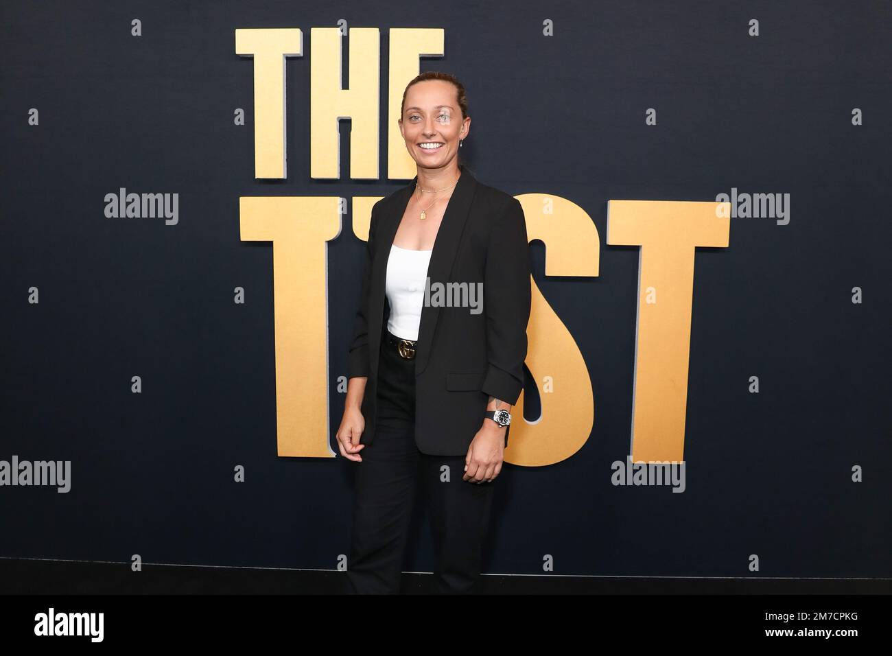 January 9, 2023 ASH GARDNER attends the World Premiere of 'The Test