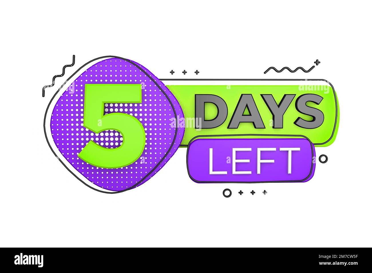 Five days poster Cut Out Stock Images Pictures Alamy