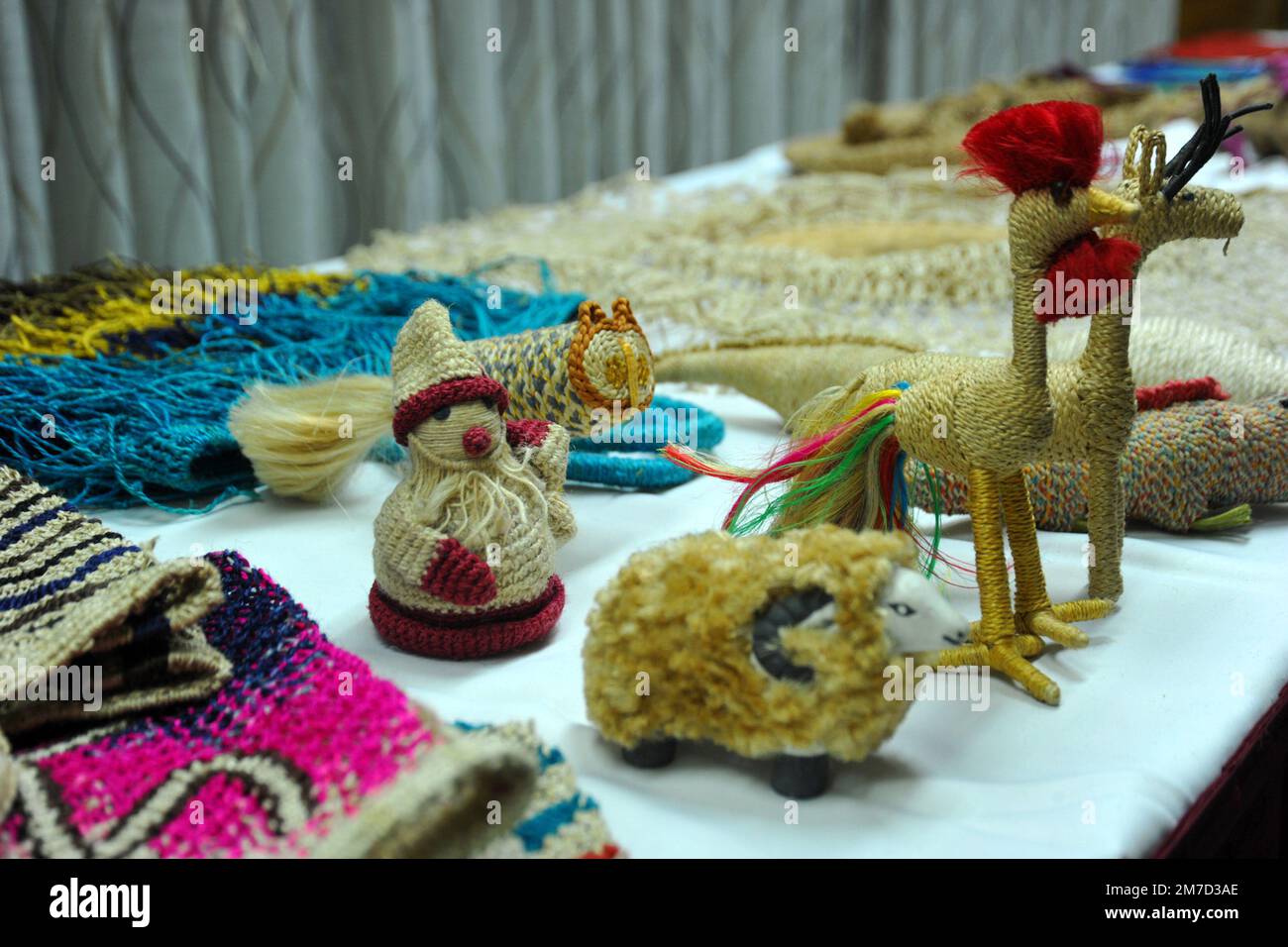 Handicraft Jute products in Bangladesh Stock Photo - Alamy