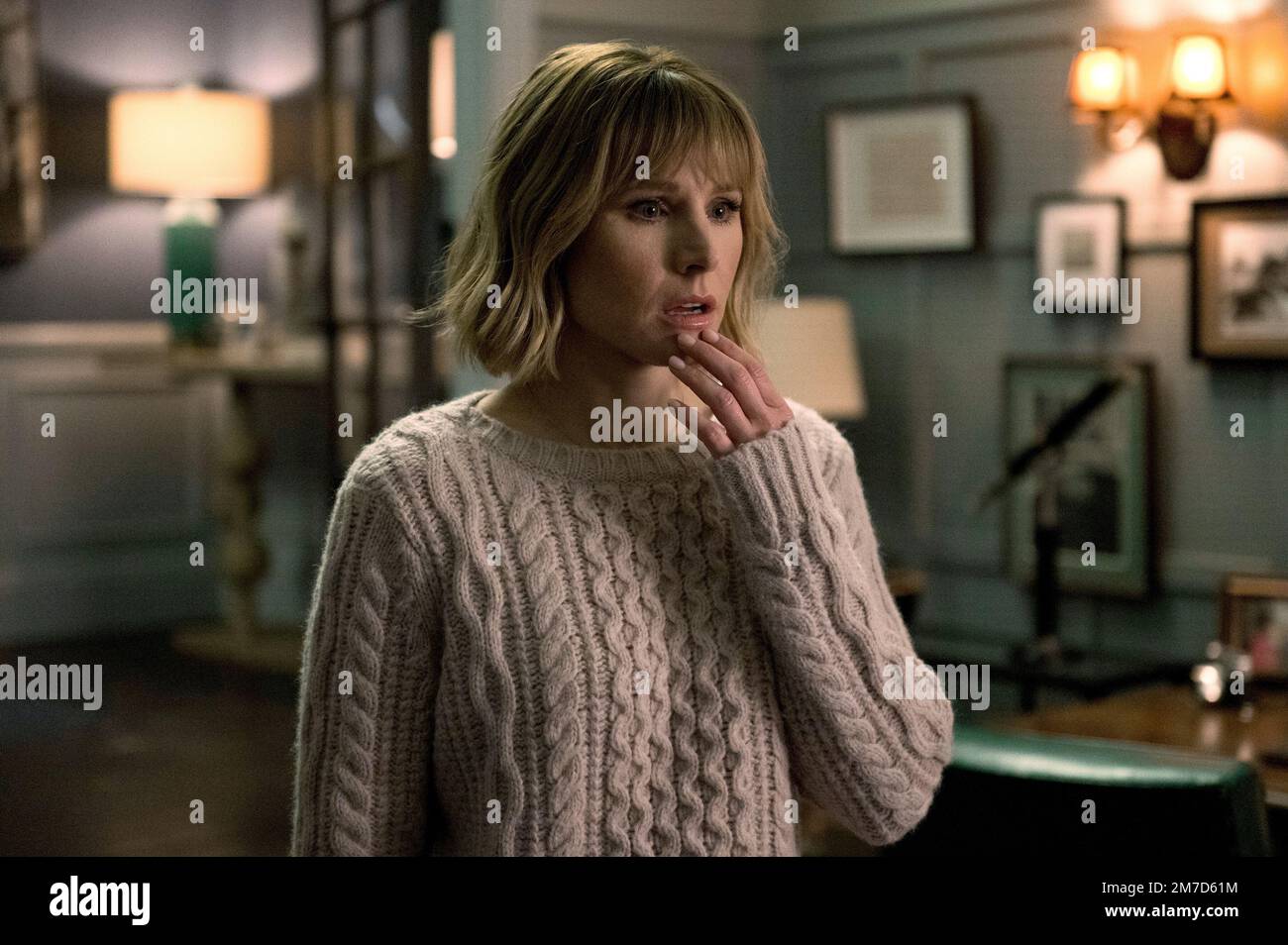 The Woman in the House Across the Street from the Girl in the Window Netflix TV series   Kristen Bell Stock Photo