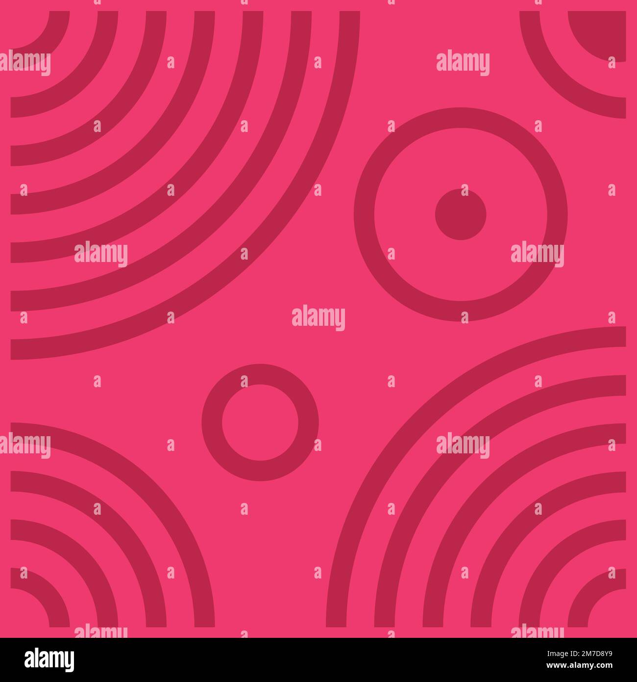 Abstract pink and red pattern with circles. Round Circle Dots. Network Design, Technology Science, Vector Illustration 4 Stock Vector
