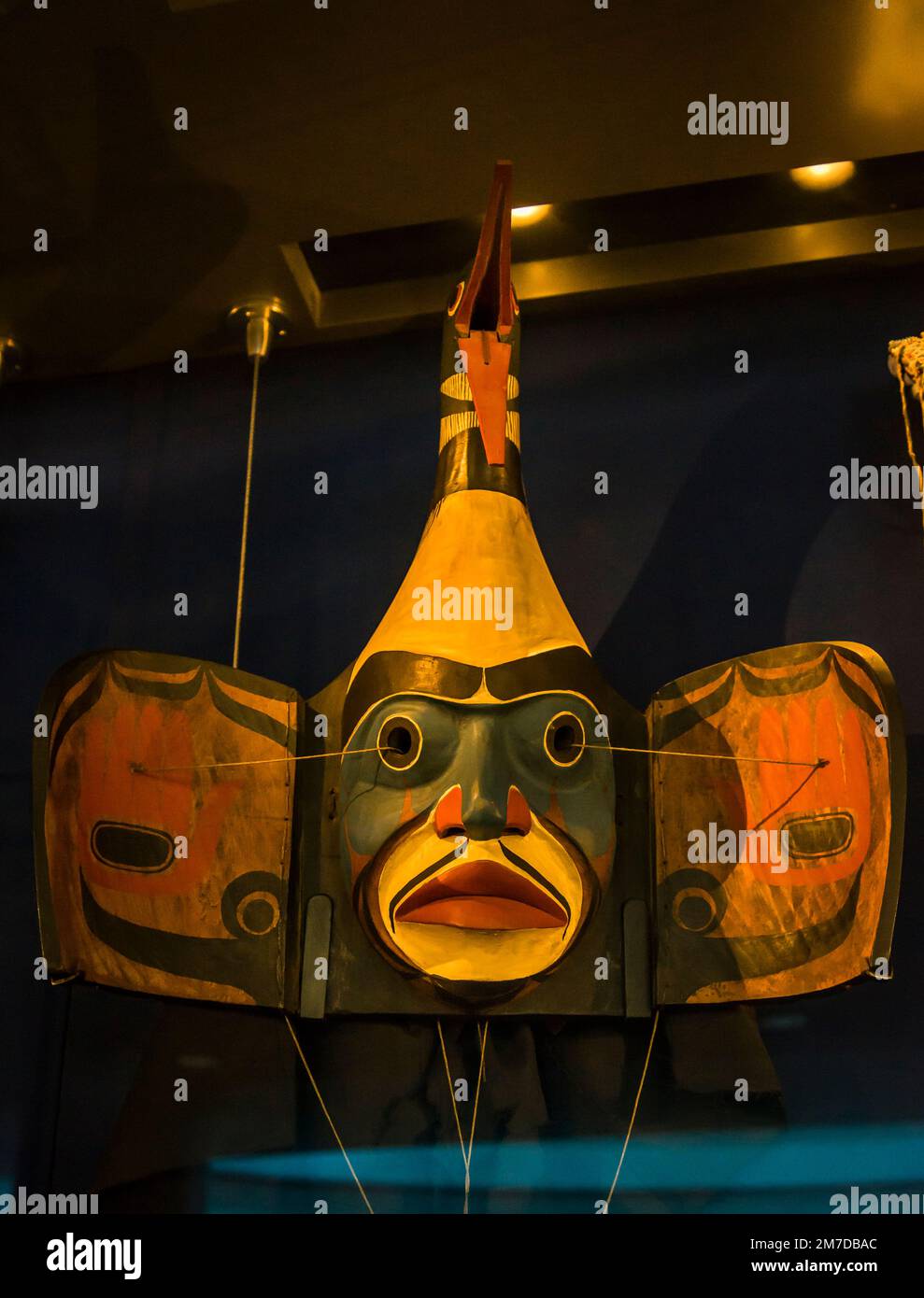 Indian ritualistic masks, National Museum of the American Indian, Washington, D.C., USA Stock Photo
