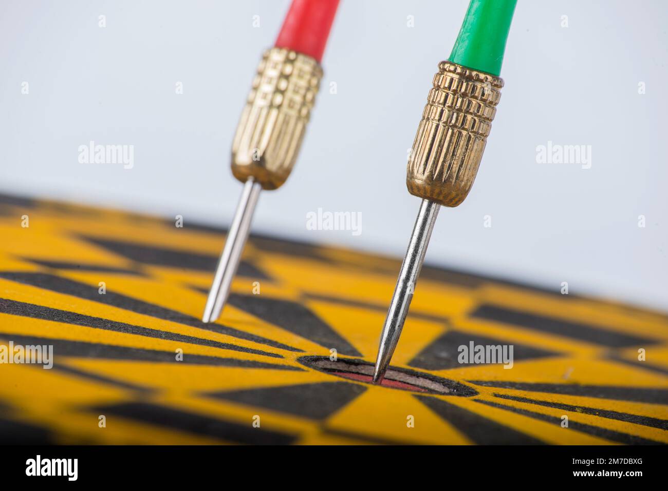 Dartboard with arrows - symbolphoto Stock Photo