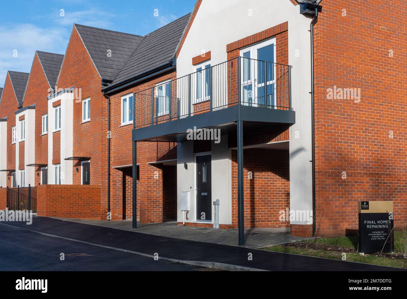 New houses, Cala Homes housing development called Southwood Mews in