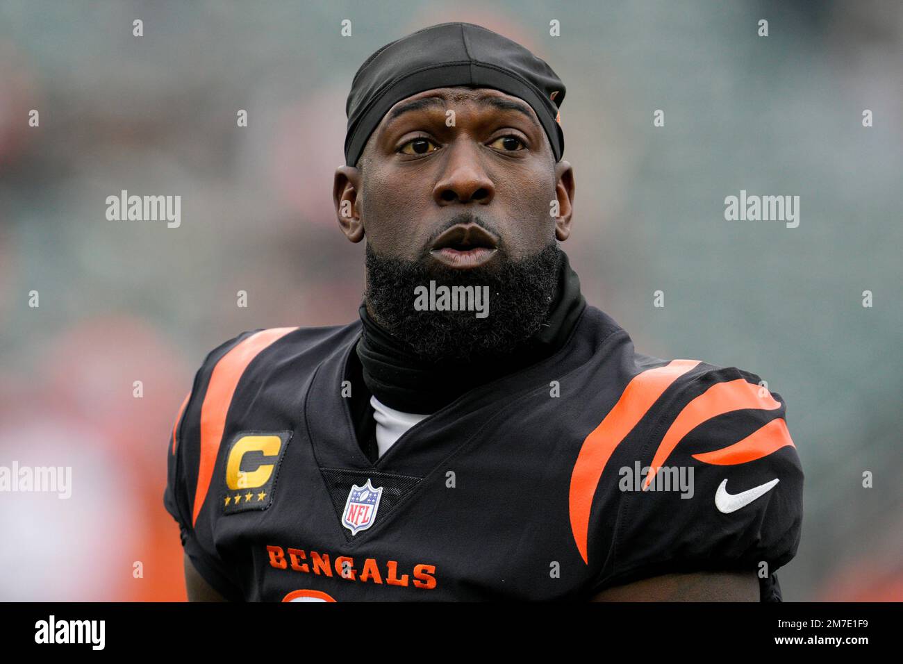 Cincinnati Bengals safety Michael Thomas (31) runs for the play