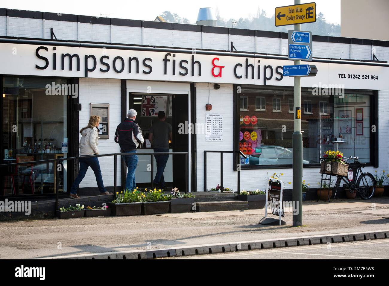 Fish & Chip shop in Cheltenham UK Stock Photo Alamy