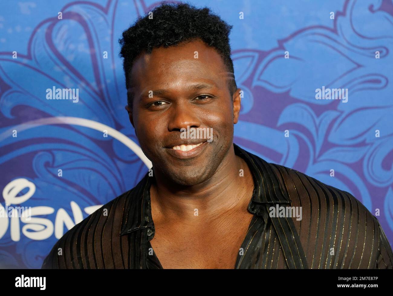 Joshua Henry poses at the premiere of the ABC television special ...