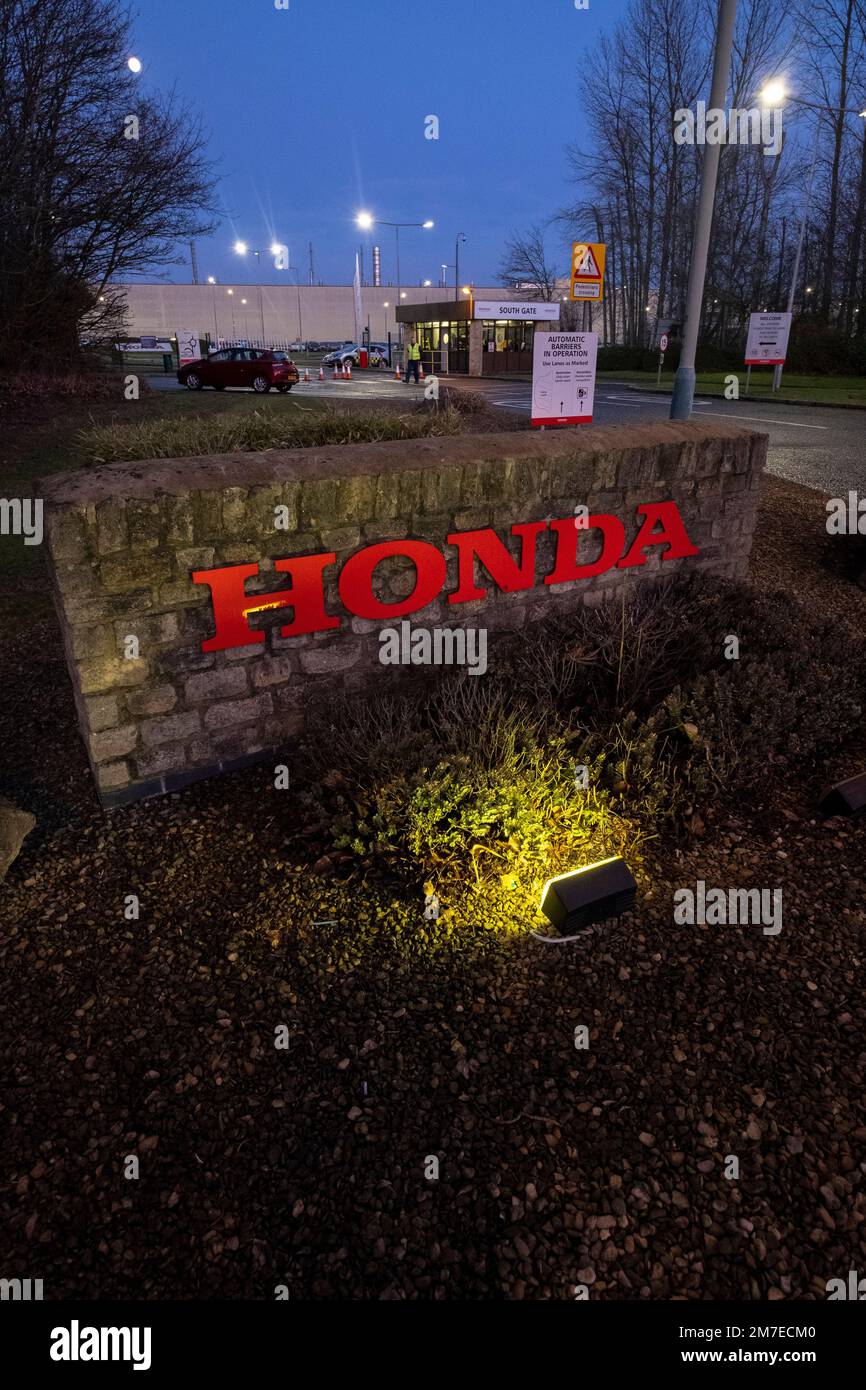 The Honda car factory in Swindon. Honda are expected to announce the