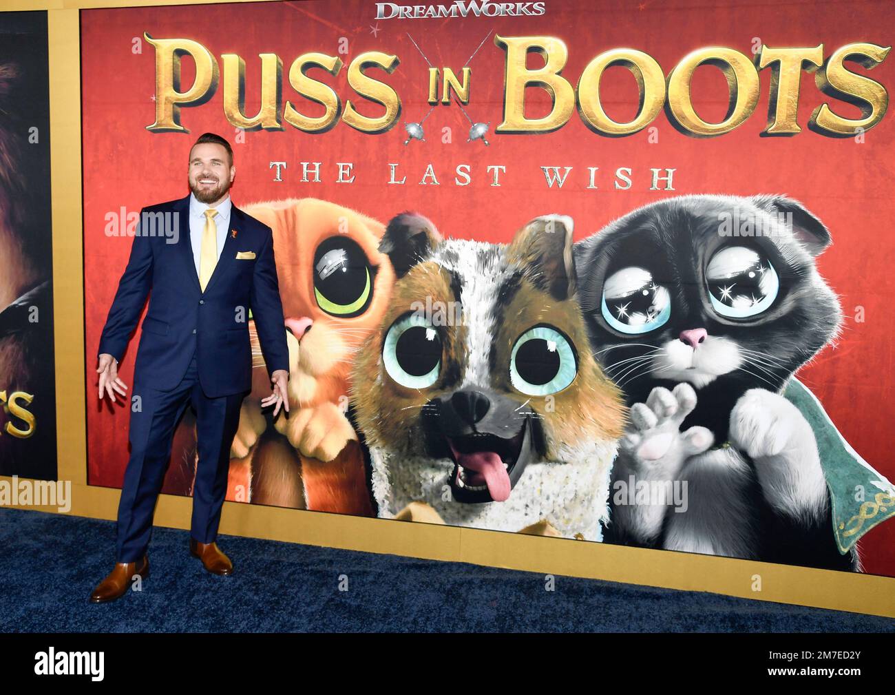 Joel Crawford attends the premiere of