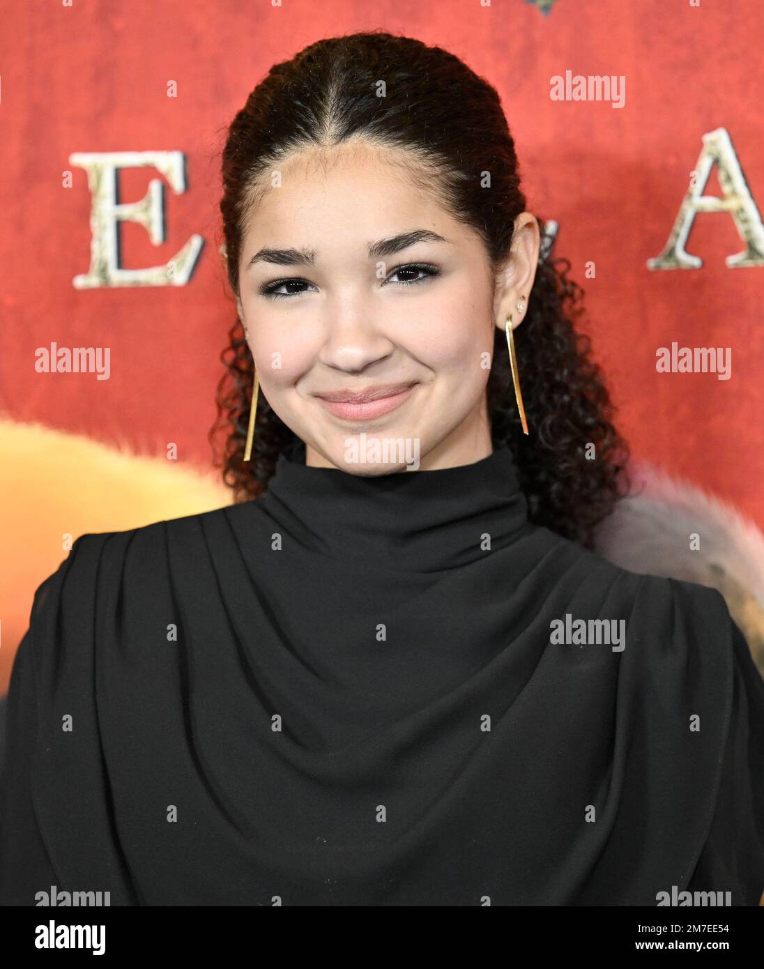 Laila Lockhart Kraner attends the premiere of “Puss in Boots: The Last