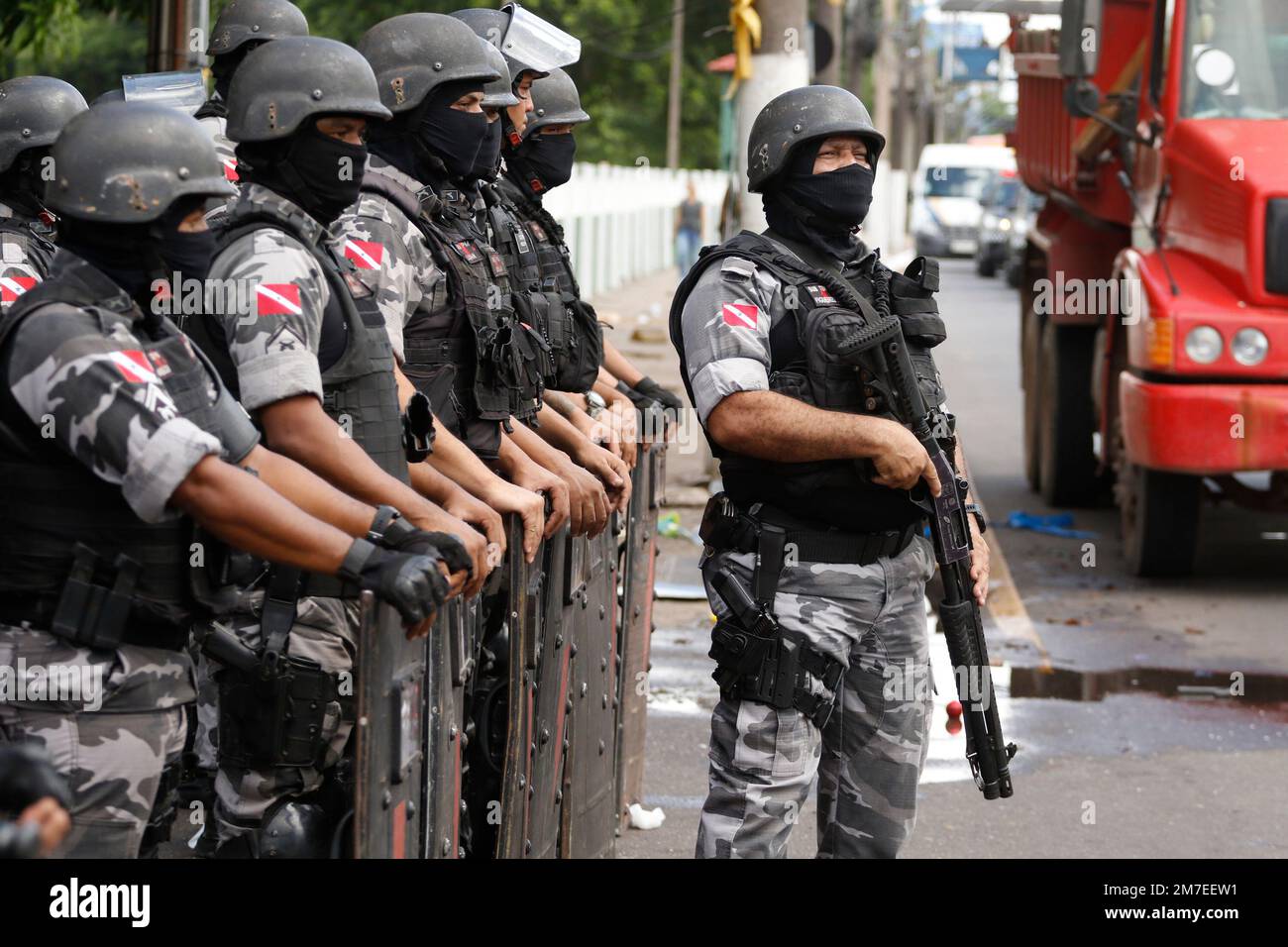 Belem, Brazil. 09th Jan, 2023. Military Police of Pará and Municipal ...