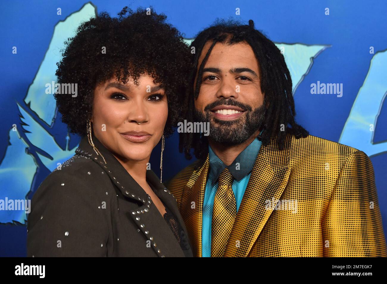 Emmy Raver-Lampman, left, and Daveed Diggs arrive at the U.S.premiere ...