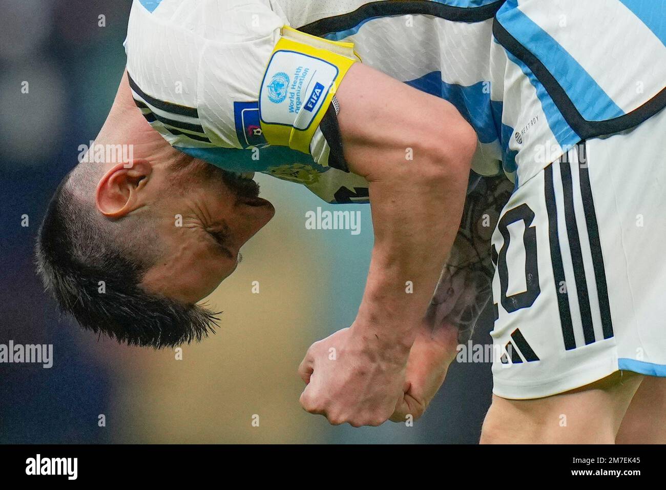 Argentina S Lionel Messi Reacts Following The World Cup Semifinal