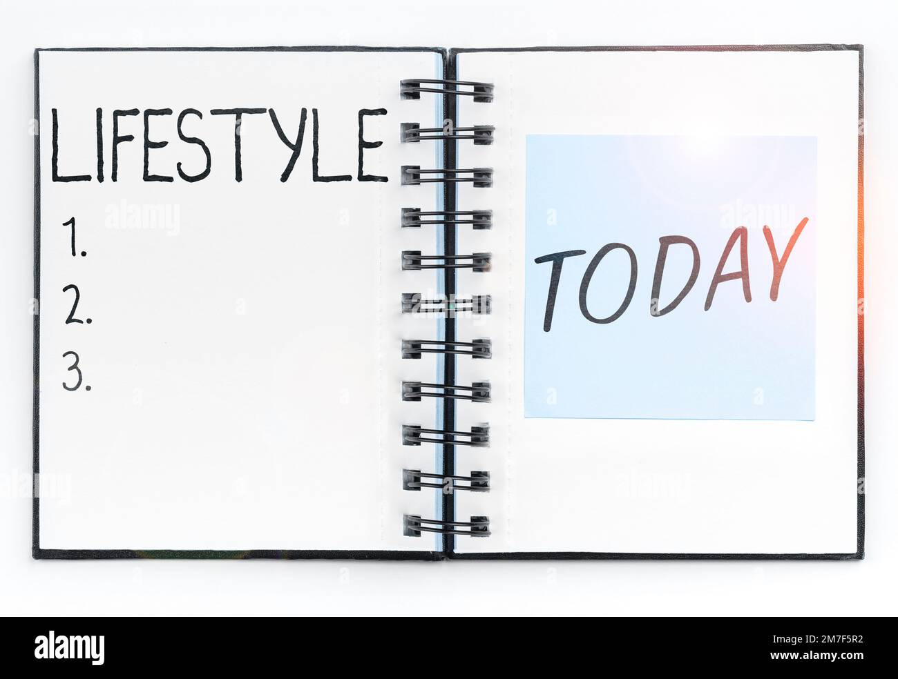 Sign displaying Lifestyle. Concept meaning the typical way of living of