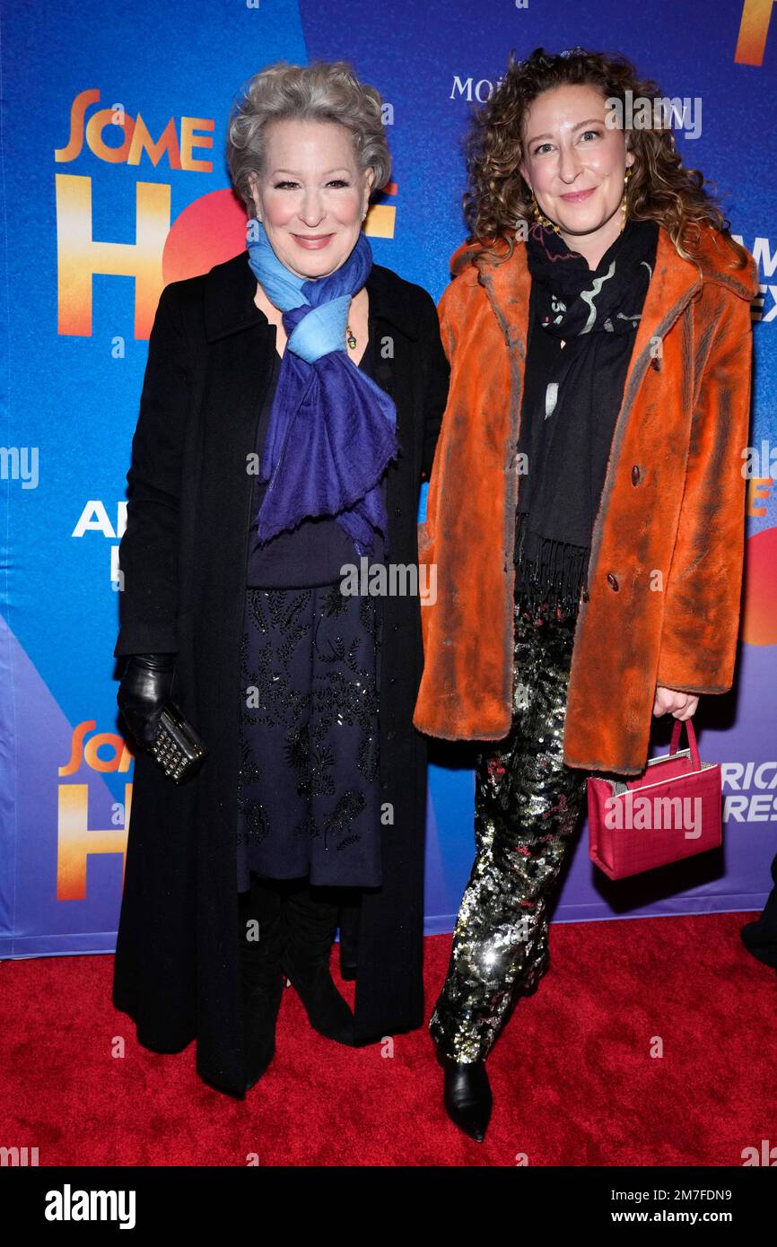 Bette Midler and her daughter Sophie von Haselberg attend the Broadway