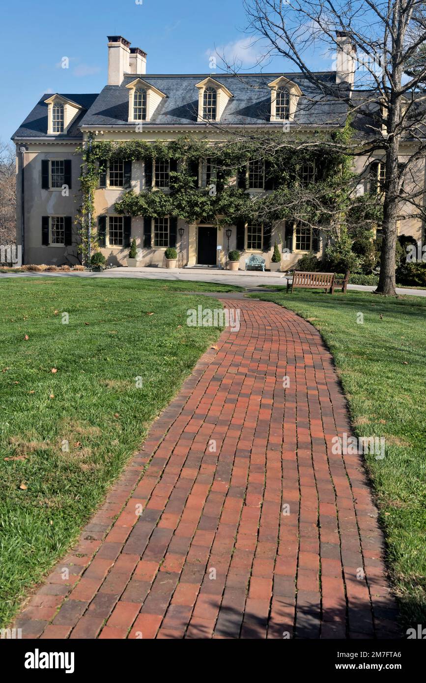 Eleutherian Mills, the du Pont Family Home ,Hagley Museum, Wilmington, Delaware, USA Stock Photo